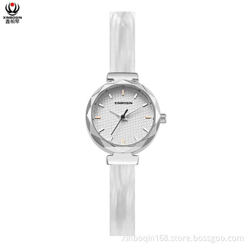 XINBOQIN Factory Women Custom LOGO Fasion Case Acetate Watch